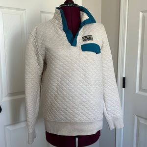Patagonia Quilted Pullover Women’s XS Oatmeal Cream